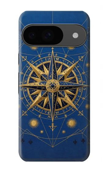 S4086 Nautical Compass Maritime Design Case For Google Pixel 9
