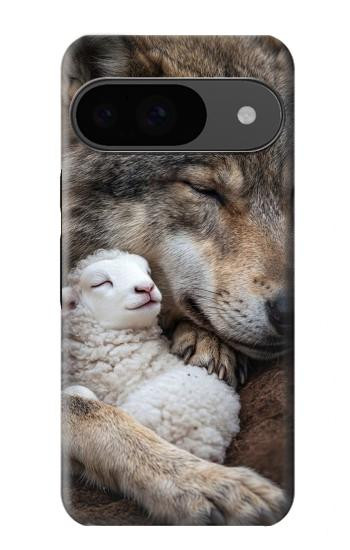 S4089 Gentle Wolf And Lamb Friendship Art Case For Google Pixel 9