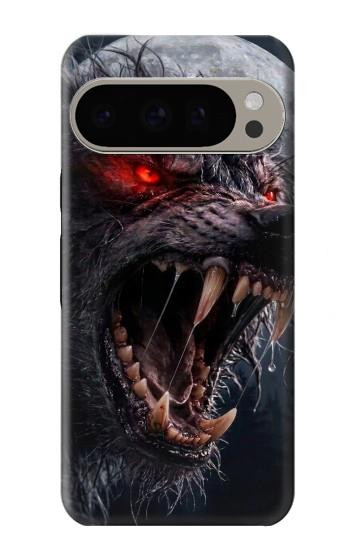 S4094 Wolf Moonlight Fantasy Art Case For Google Pixel 9 Pro