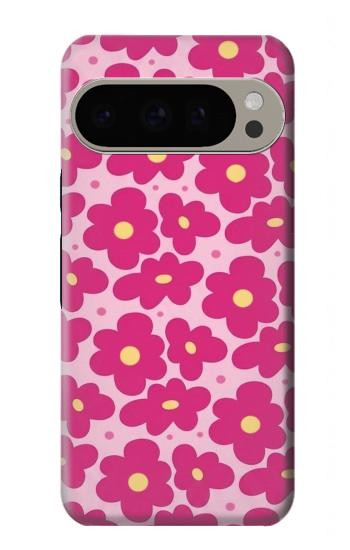 S4097 Pink Floral Seamless Pattern Design Case For Google Pixel 9 Pro