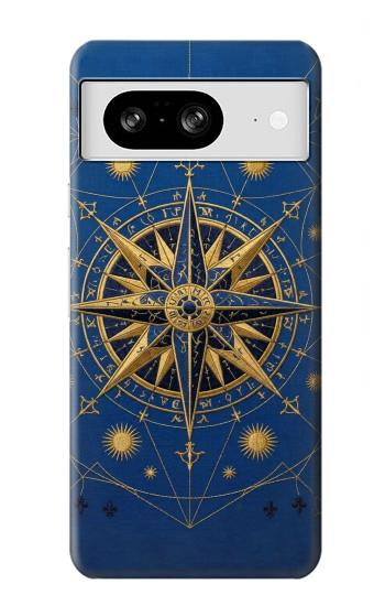 S4086 Nautical Compass Maritime Design Case For Google Pixel 8
