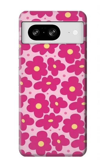 S4097 Pink Floral Seamless Pattern Design Case For Google Pixel 8