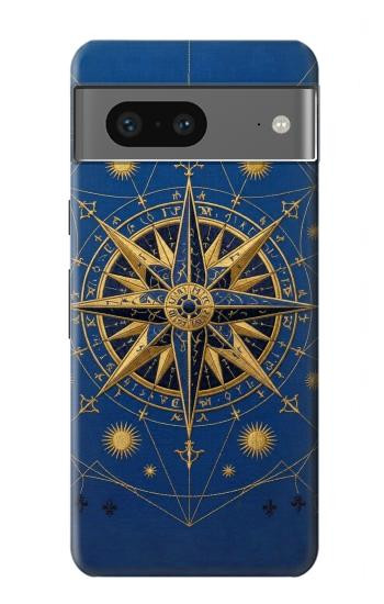 S4086 Nautical Compass Maritime Design Case For Google Pixel 7a