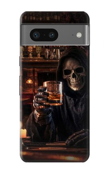S4102 Vintage Skull Tavern Artwork Case For Google Pixel 7a