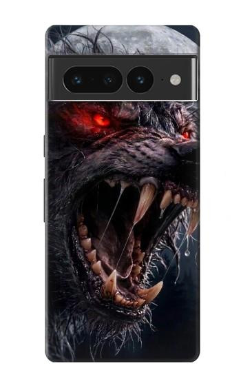 S4094 Wolf Moonlight Fantasy Art Case For Google Pixel 7 Pro