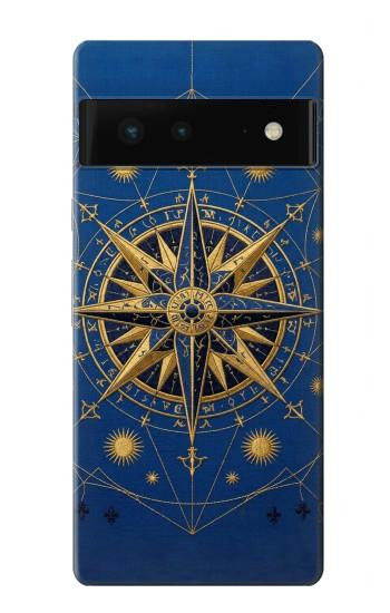 S4086 Nautical Compass Maritime Design Case For Google Pixel 6