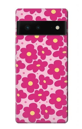 S4097 Pink Floral Seamless Pattern Design Case For Google Pixel 6