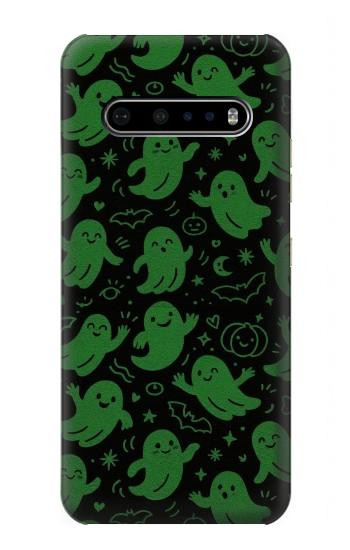 S4087 Cute Green Ghost Cartoon Pattern Case For LG V60 ThinQ 5G