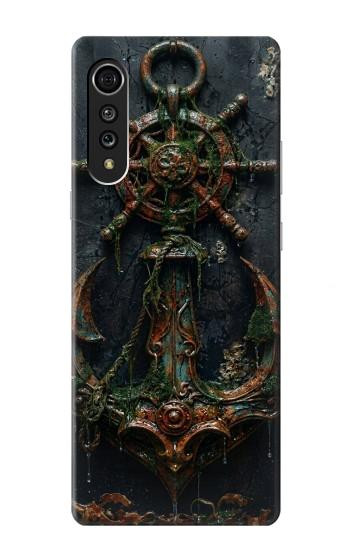 S4106 Vintage Maritime Anchor Helm Art Case For LG Velvet