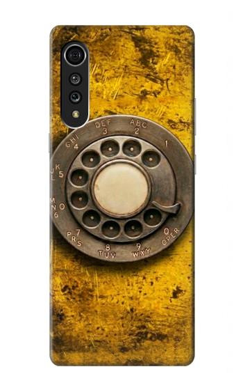 S4107 Retro Rotary Phone Dial Vintage Case For LG Velvet