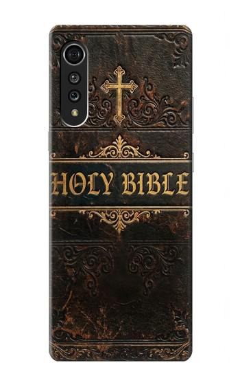 S4109 Vintage Antique Bible Book Cover Art Case For LG Velvet