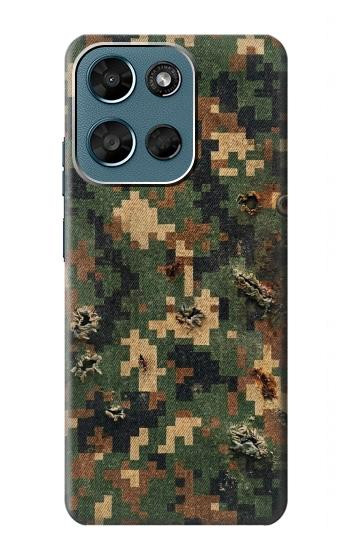 S4091 Green Digital Camouflage Pattern Case For Motorola Moto G (2026), G Play (2026)