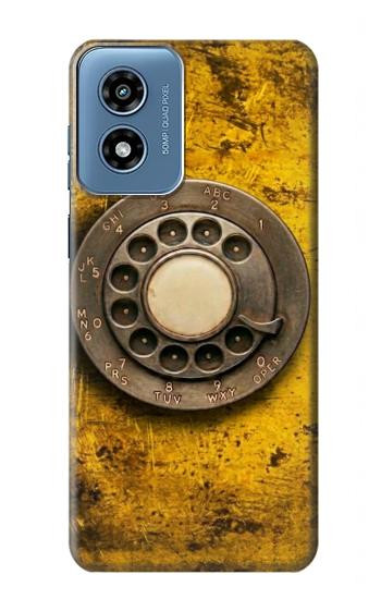 S4107 Retro Rotary Phone Dial Vintage Case For Motorola Moto G Play 4G (2024)