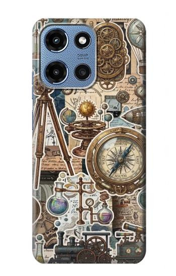 S4100 Vintage Scientific Discovery Collage Case For Motorola Moto G 5G (2025)