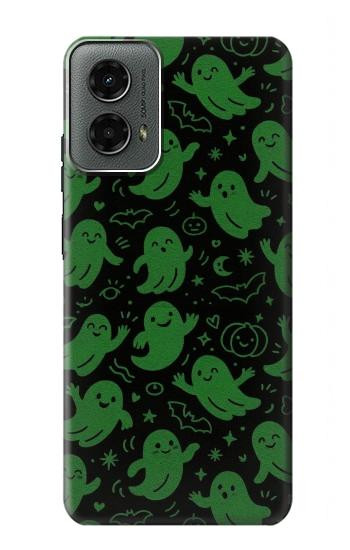 S4087 Cute Green Ghost Cartoon Pattern Case For Motorola Moto G 5G (2024)