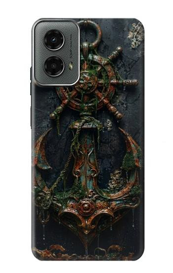 S4106 Vintage Maritime Anchor Helm Art Case For Motorola Moto G 5G (2024)