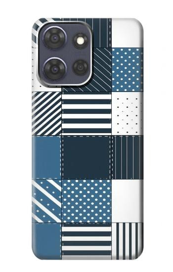S4082 Modern Geometric Patchwork Pattern Case For Motorola Moto G Power (2025,2026)