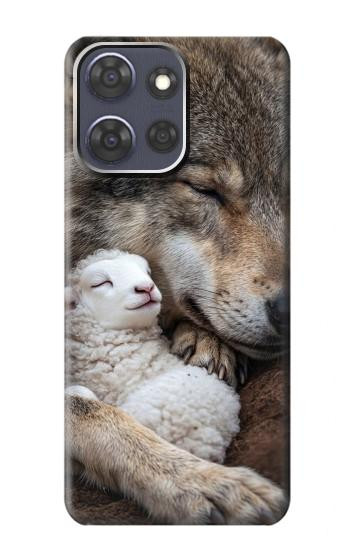 S4089 Gentle Wolf And Lamb Friendship Art Case For Motorola Moto G Power (2025,2026)