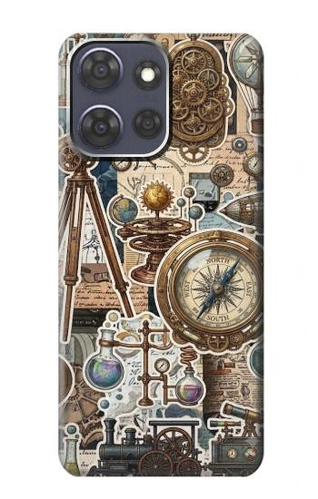 S4100 Vintage Scientific Discovery Collage Case For Motorola Moto G Power (2025,2026)