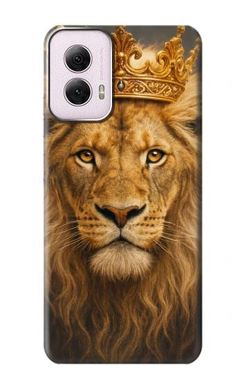 S4093 Royal Lion Portrait Artwork Case For Motorola Moto G Power 5G (2024)