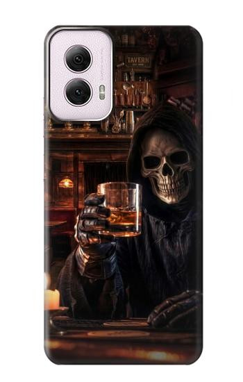 S4102 Vintage Skull Tavern Artwork Case For Motorola Moto G Power 5G (2024)