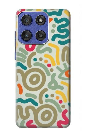 S4078 Abstract Colorful Doodle Pattern Case For Motorola Moto G Stylus 5G (2025,2026), Edge 60 Stylus
