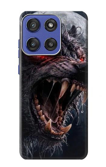 S4094 Wolf Moonlight Fantasy Art Case For Motorola Moto G Stylus 5G (2025,2026), Edge 60 Stylus