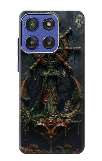 S4106 Vintage Maritime Anchor Helm Art Case For Motorola Moto G Stylus 5G (2025,2026), Edge 60 Stylus