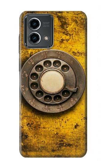 S4107 Retro Rotary Phone Dial Vintage Case For Motorola Moto G Stylus 5G (2023)