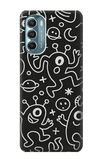 S4101 Cute Cartoon Monster Pattern Case For Motorola Moto G Stylus 5G (2022)