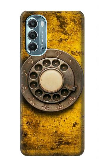 S4107 Retro Rotary Phone Dial Vintage Case For Motorola Moto G Stylus 5G (2022)