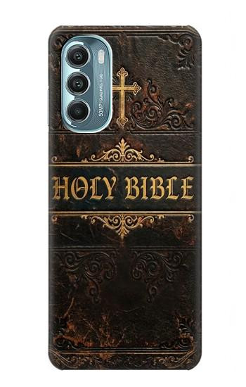 S4109 Vintage Antique Bible Book Cover Art Case For Motorola Moto G Stylus 5G (2022)