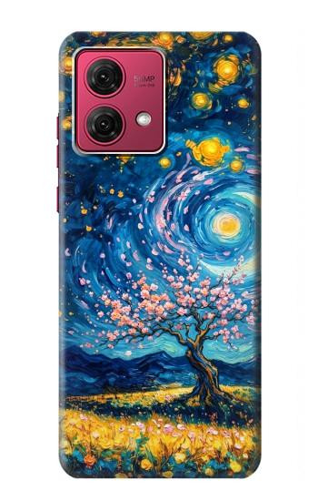 S4081 Dreamy Spiral Galaxy Night Sky Art Case For Motorola Moto G84
