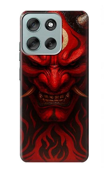 S4099 Mystic Red Demon Illustration Case For Motorola Moto G56