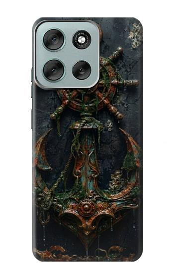 S4106 Vintage Maritime Anchor Helm Art Case For Motorola Moto G56