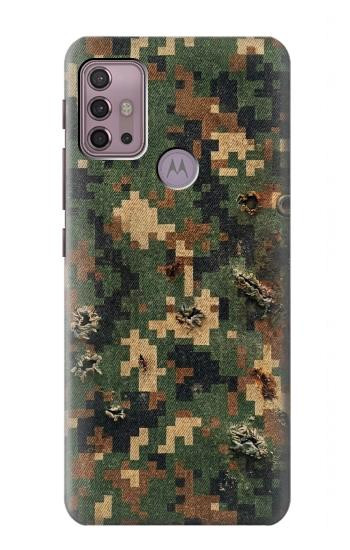 S4091 Green Digital Camouflage Pattern Case For Motorola Moto G30, G20, G10