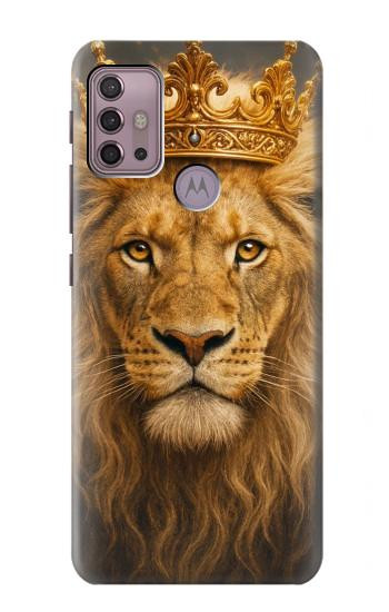 S4093 Royal Lion Portrait Artwork Case For Motorola Moto G30, G20, G10