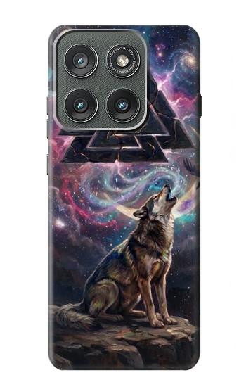 S4110 Mystic Wolf Ancient Symbol Artwork Case For Motorola Edge (2025)