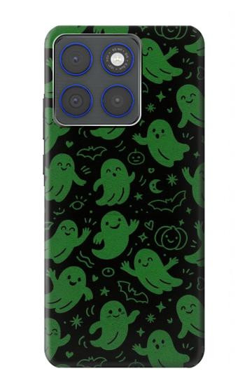 S4087 Cute Green Ghost Cartoon Pattern Case For Motorola Edge 70