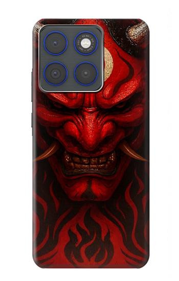 S4099 Mystic Red Demon Illustration Case For Motorola Edge 70