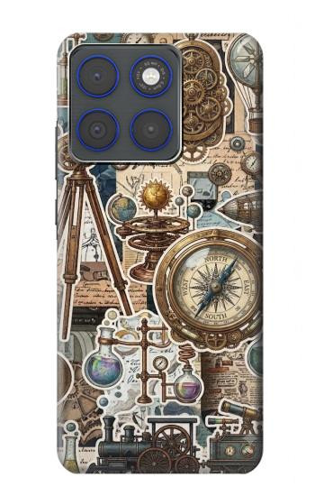 S4100 Vintage Scientific Discovery Collage Case For Motorola Edge 70