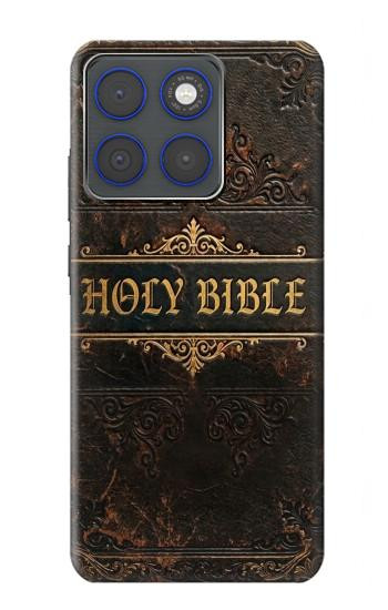 S4109 Vintage Antique Bible Book Cover Art Case For Motorola Edge 70