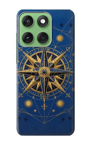 S4086 Nautical Compass Maritime Design Case For Motorola Edge 60