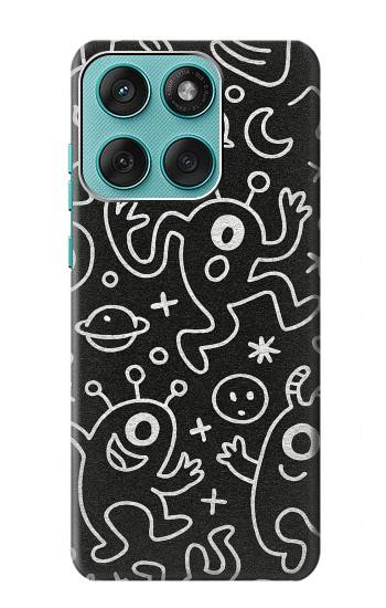 S4101 Cute Cartoon Monster Pattern Case For Motorola Edge 60 Fusion