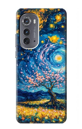 S4081 Dreamy Spiral Galaxy Night Sky Art Case For Motorola Edge (2022)