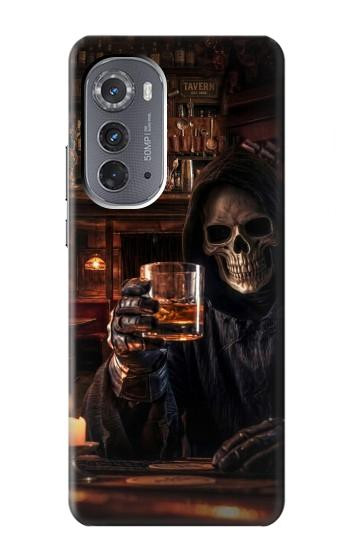 S4102 Vintage Skull Tavern Artwork Case For Motorola Edge (2022)