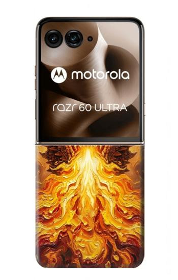 S4090 Epic Fire Dragon Fantasy Illustration Case For Motorola Razr 70 Ultra, 60 Ultra, 50 Ultra, Ultra 2026, Ultra 2025