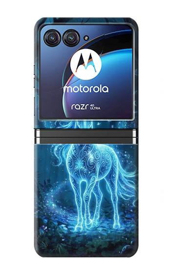 S4104 Mystical Forest Spirit Horse Fantasy Case For Motorola Razr 40 Ultra