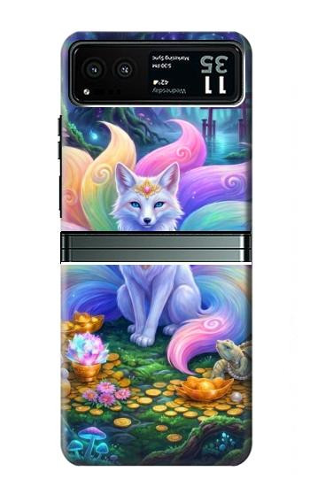 S4088 Fantasy Fox Spirit Magical Artwork Case For Motorola Razr 40