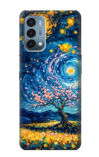 S4081 Dreamy Spiral Galaxy Night Sky Art Case For OnePlus Nord N200 5G